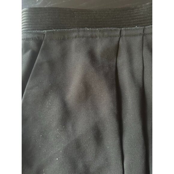 NWT BCBG MaxAzaria Black Woven Skirt Satin Mini Size 10 - Picture 2 of 7